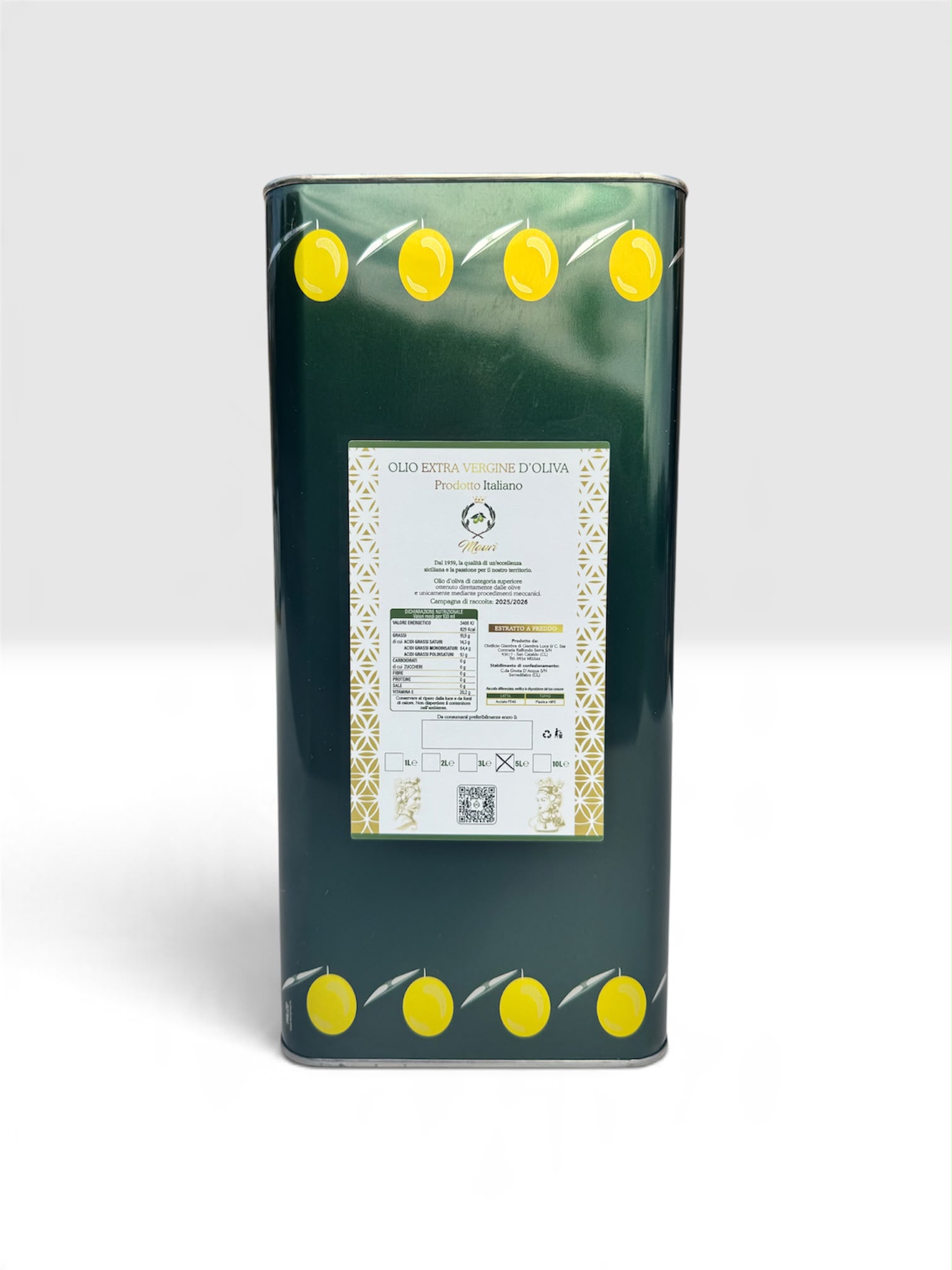 " Maurì " - Olio Extra Vergine D’Oliva – Latta 5 LT | 2026 / 2027