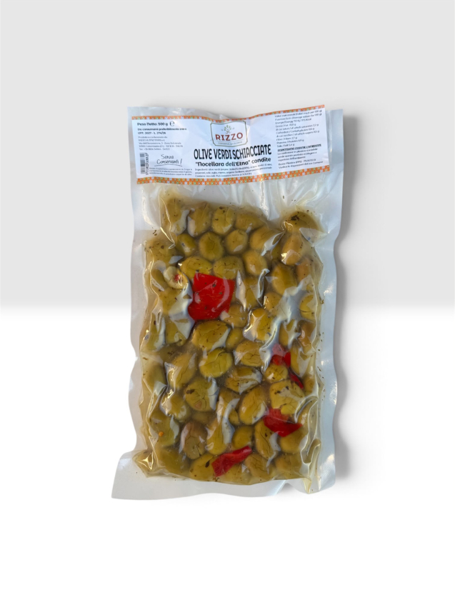 Olive Verdi Nocellara Etnea Condite Siciliane