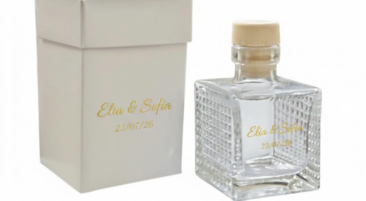 Bottiglia Cubo 100ml , Serigrafia